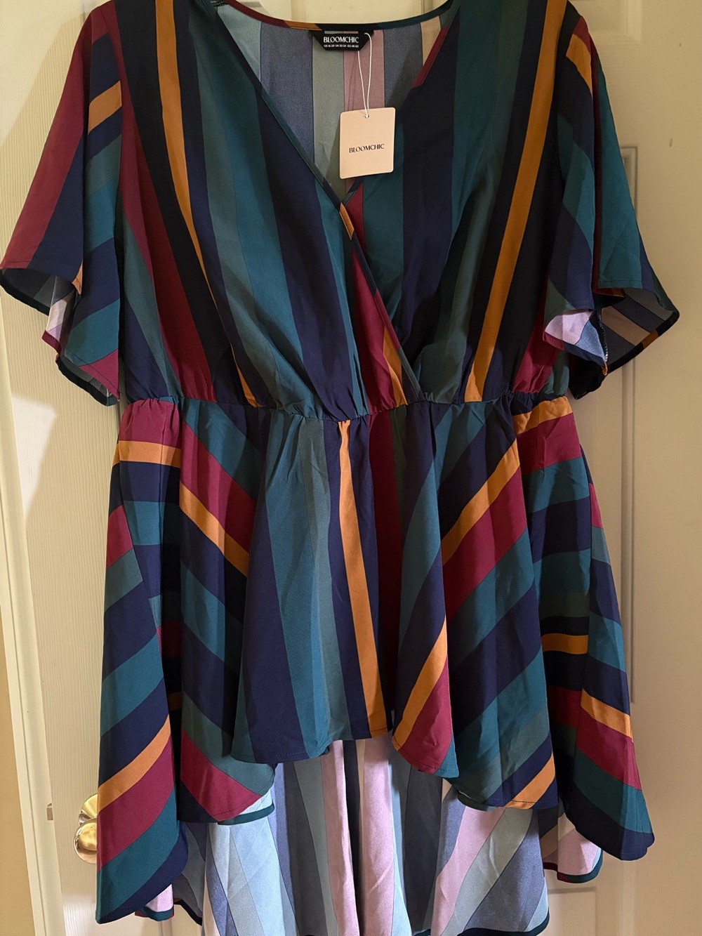 Bloomchic Plus Size Striped Tunic